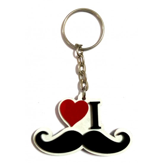 I Love Muchh Key Ring