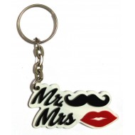 Mr and Mrs Key Ring