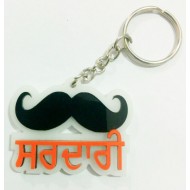 Sardaari and Muchh Key Ring