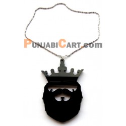 Crown and Beard Car Hanging