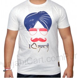 I Love SARDAARI T-Shirt (Light Grey)