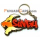 Sher SINGH Key Ring (Golden and Kesri)