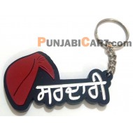 Sardaari and Turban Key Ring (Red Turban)