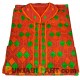 Phulkari Kurti - Semistitched (Dark Peach)