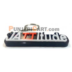 JATTITUDE Key Ring (Black)