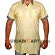 Men's Short Kurta (Yellow)