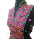 Phulkari Kurti - Semistitched (Black)