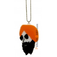 Sardaar Ji Car Hanging (Orange)