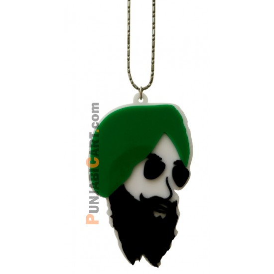 Sardaar Ji Car Hanging (Green)