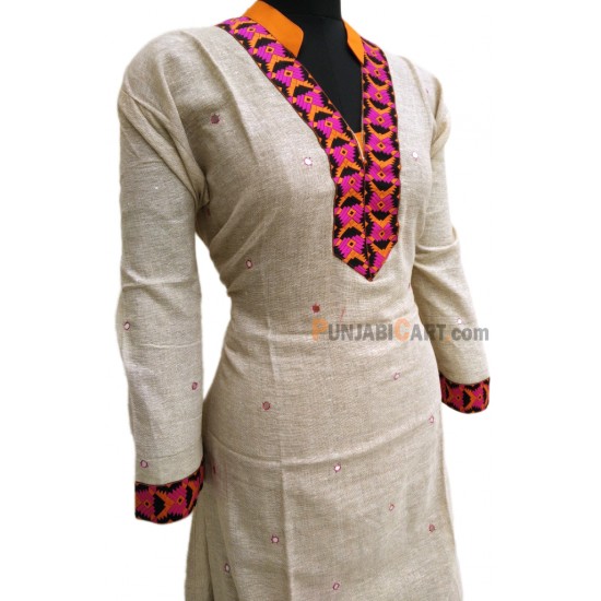 Kurti - Semistitched (Skin)