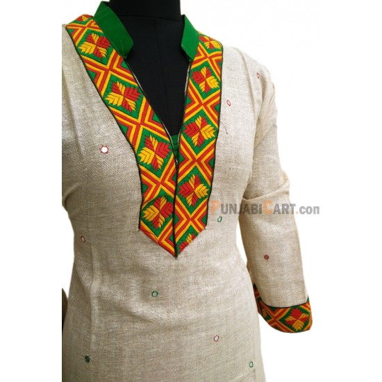 Kurti - Semistitched (Skin)