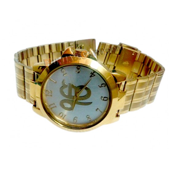 Ek Onkar Wrist Watch (Golden)