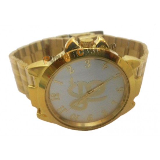 Ek Onkar Wrist Watch (Golden)