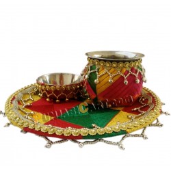 Phulkari Decorated Shaguna Da Thaal