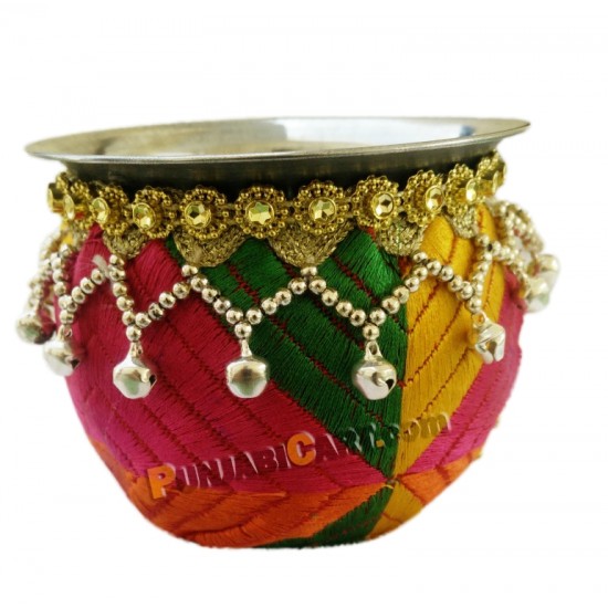 Phulkari Decorated Shaguna Da Thaal