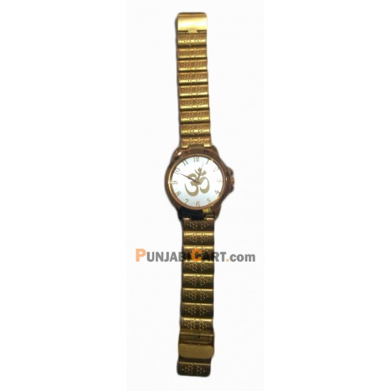 OM Wrist Watch (Golden)