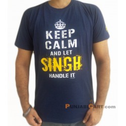 Let Singh Handle T-Shirt (Blue)