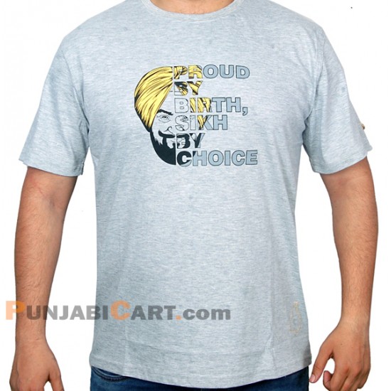 Sikh By Choice T-Shirt (Grey)