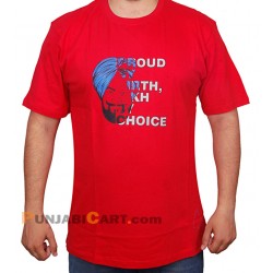 Sikh By Choice T-Shirt (Red)