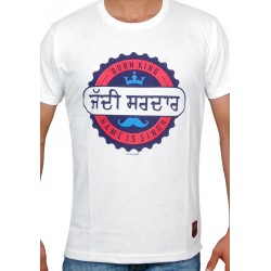 Jaddi Sardaar T-Shirt (White) 