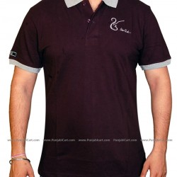 EK ONKAR Polo T-Shirt (Burgundy)