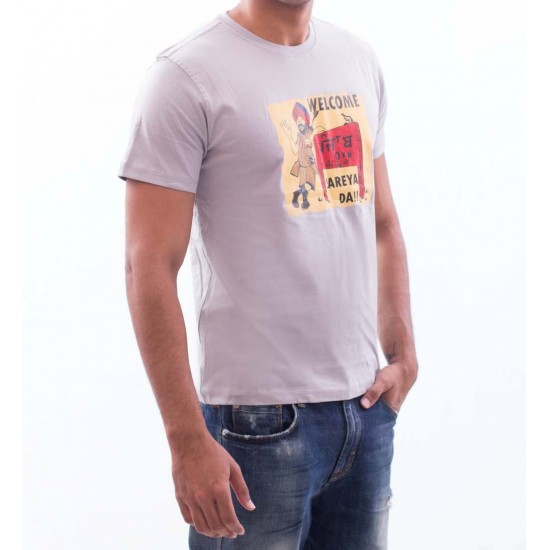 Welcome to Punjab T-Shirt (Grey)