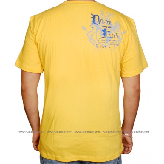 DEG TEGH FATEH T-Shirt (Yellow)