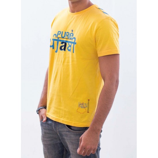 Pure Punjabi T-Shirt (Yellow)