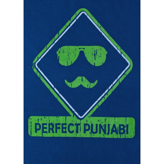 Perfect Punjabi T-Shirt ( Royal Blue )