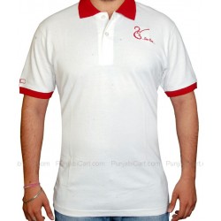 EK ONKAR Polo T-Shirt (White)