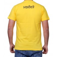 Raakhe Kaum De T-Shirt (Yellow)