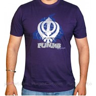 Khanda Punjab T-Shirt (Indigo)