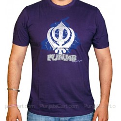 Khanda Punjab T-Shirt (Indigo)