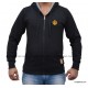 Khanda Zipper Sweatshirt (Black)