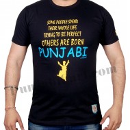 Born Punjabi T-Shirt (Black)