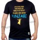 Born Punjabi T-Shirt (Black)