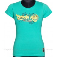 Punjabi Kudi T-Shirt ( Green)