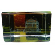 Golden Temple Model (Glass Laser Engraving)