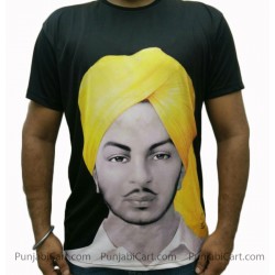 Bhagat Singh T-Shirt (Black)