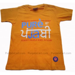 Pure Punjabi Kids T-Shirt (Orange)