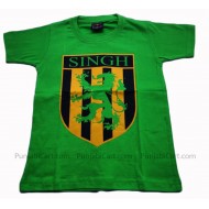 Singh Kids T-Shirt (Green)