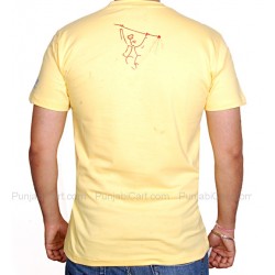 Chak De Dholiya T-Shirt (Lemon)