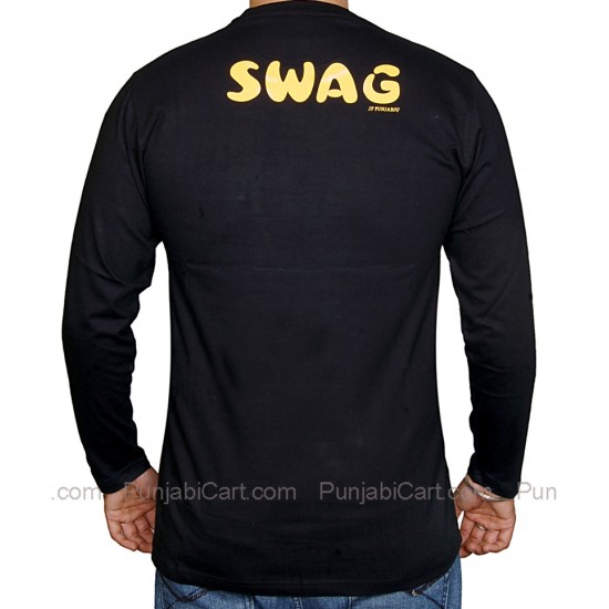 SWAG Full Sleeves T-Shirt (Black)